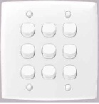 8 GANG 1 WAY SWITCH