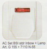 STOP KONTAK AC SET OPBOW+LAMP