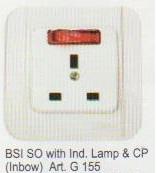 STOP KONTAK AC w/LAMP(INBOW)