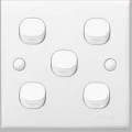5 GANG 1 WAY SWITCH